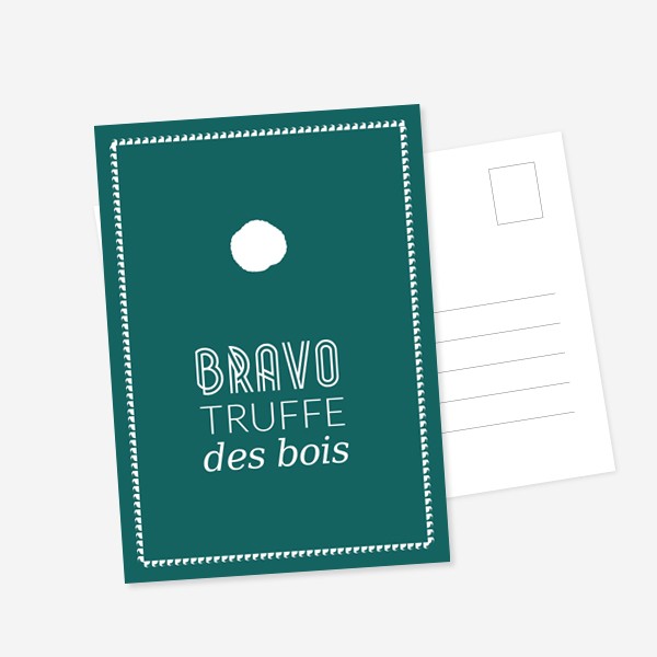 Carte postale Félicitations par Cam Garnier graphiste