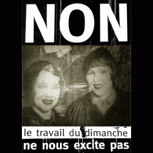 Non au travail du dimanche par camille garnier