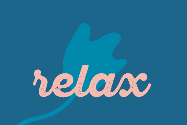 recherches préparatoires du logo du centre relax par camille garnier