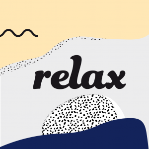 recherches préparatoires du logo du centre relax par Camille Garnier