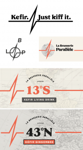 esquisse logo brasserie parallèle par camille garnier