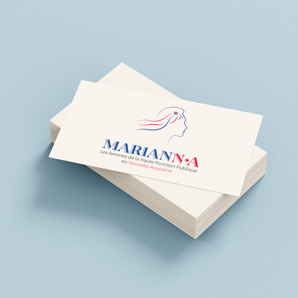 carte visite marianna par camille garnier graphiste