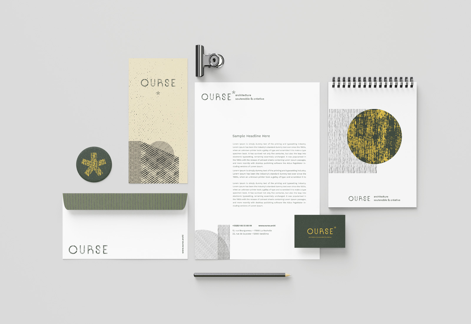 branding Ourse par Camille Garnier