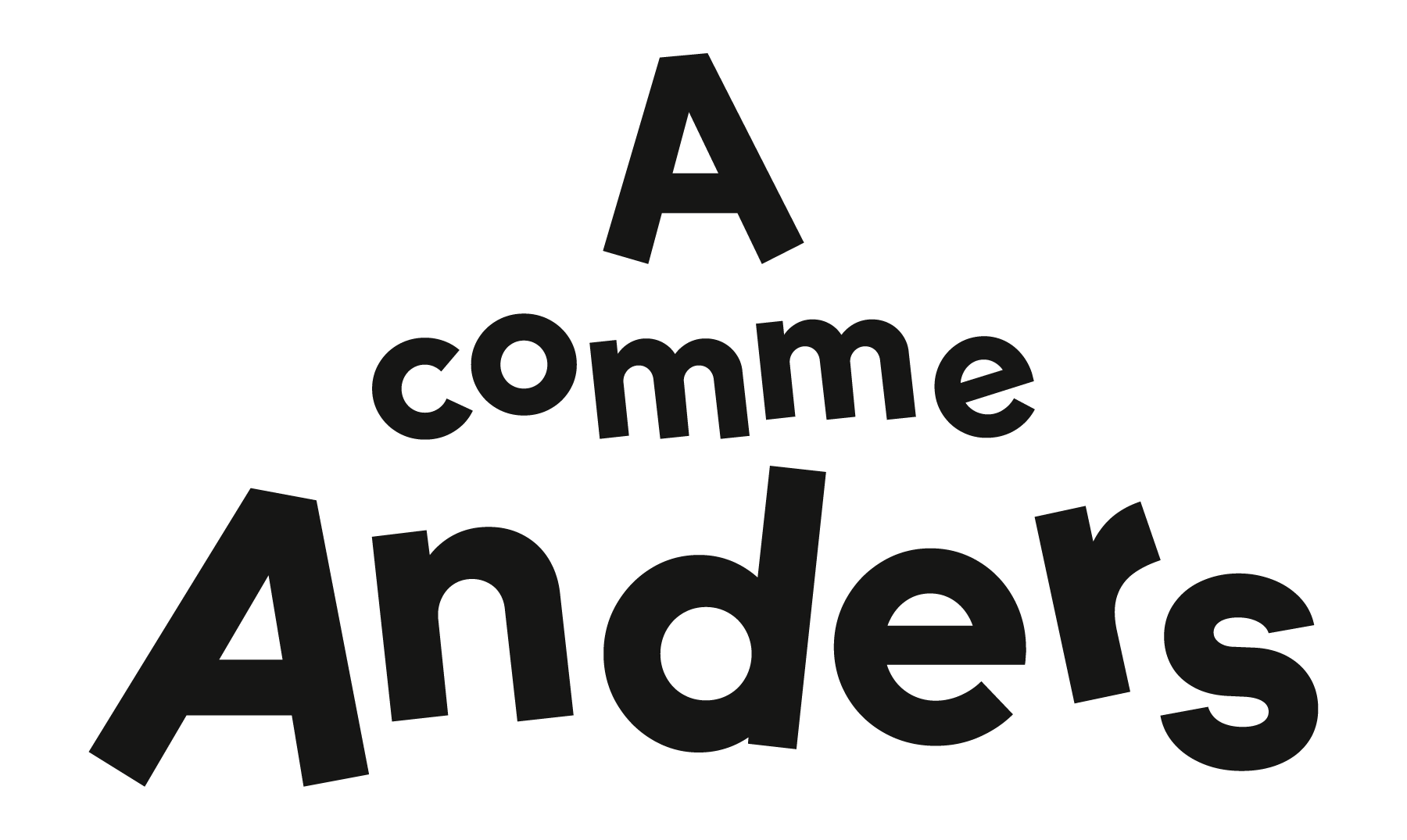 logo A comme Anders par Camille Garnier