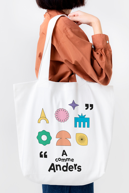 tote bag A comme Anders