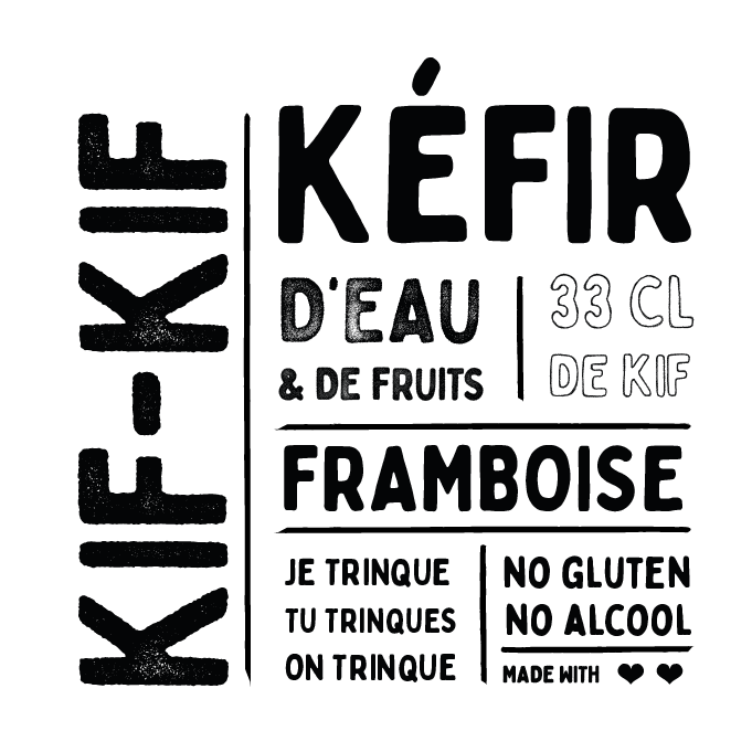 packaging la Kifferie par Camille Garnier graphiste freelance