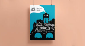 Affiche de la nouvelle saison du CNAREP Sur le Pont par Camille Garnier
