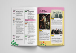Brochure de l'avant-saison culturelle à la Tranche sur mer