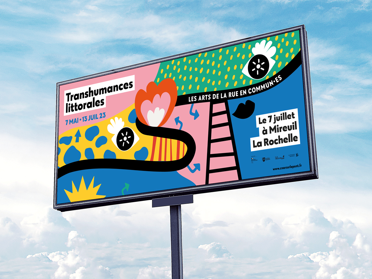 bilboard des transhumances littorales 2023 par camille garnier