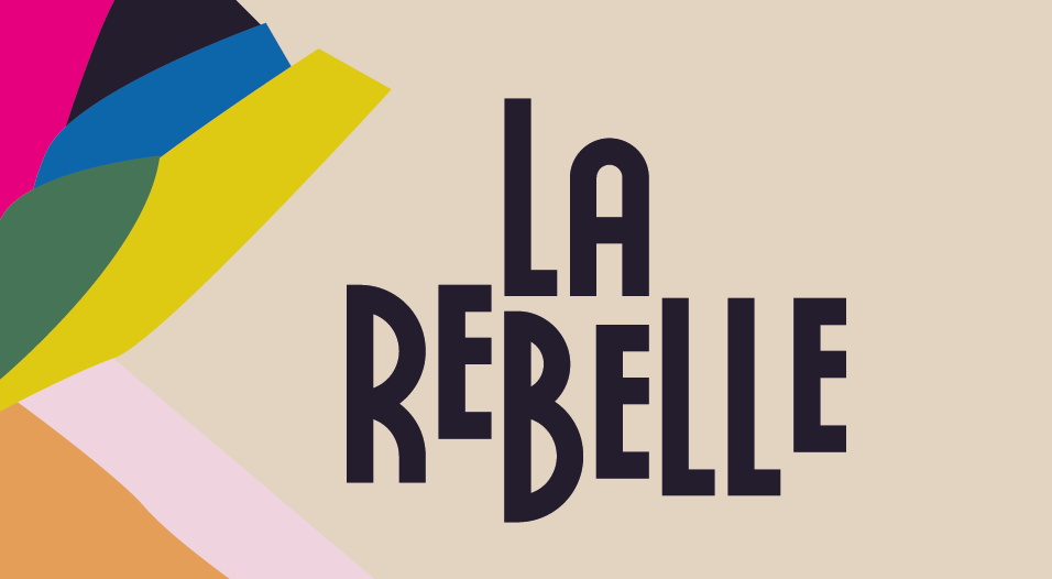 logo et habillage La Rebelle par camille garnier