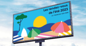 conception graphique guide culturel de l'été la Tranche sur mer