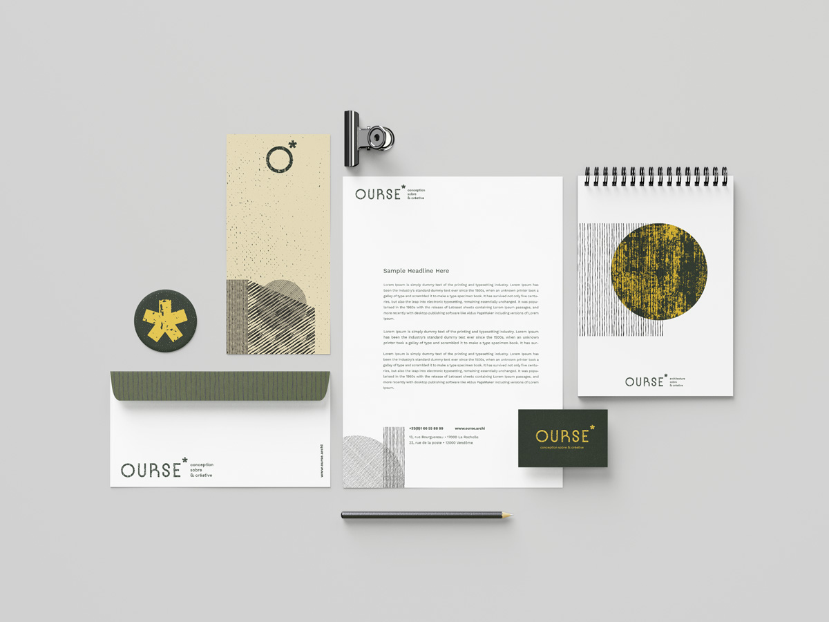 branding OURSE par Camille Garnier graphiste