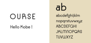 TYPOGRAPHIE OURSE par camille garnier