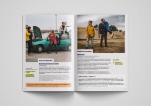 plaquette de saison 2023-2024 par Camille Garnier graphiste freelance