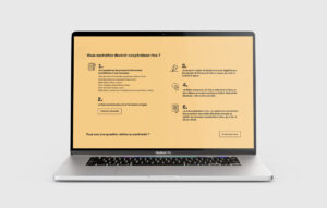 page site plateau urbain UI design Camille Garnier