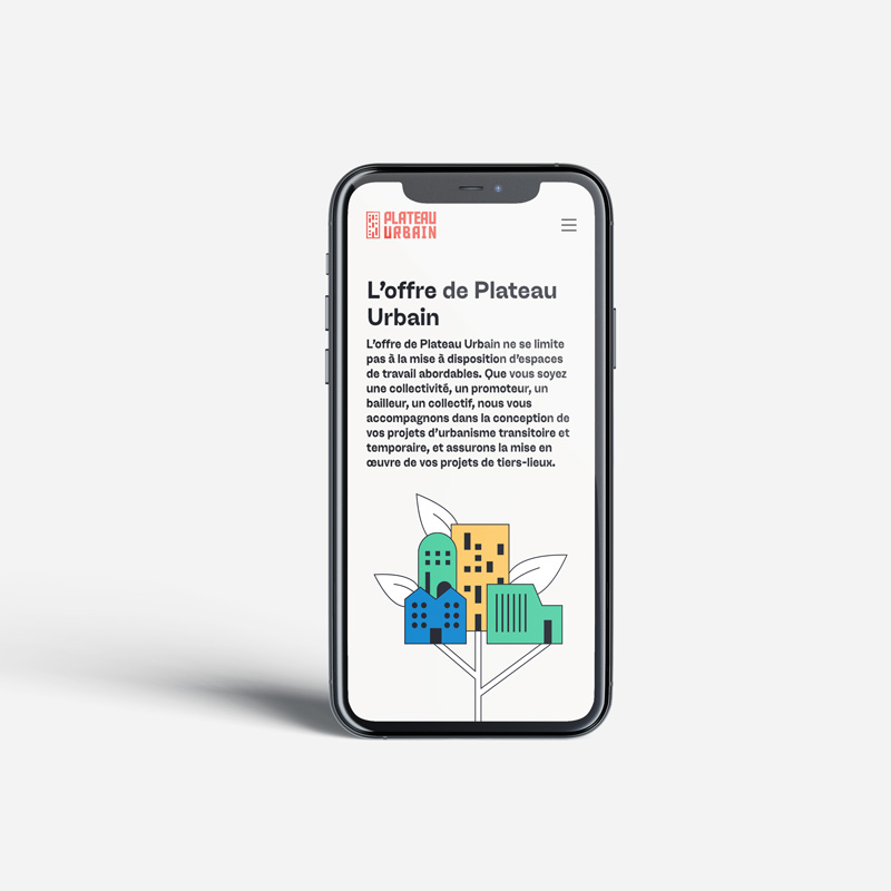 site responsive plateau urbain
