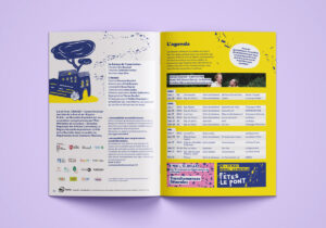 plaquette de saison 2025 CNAREP sur le pont