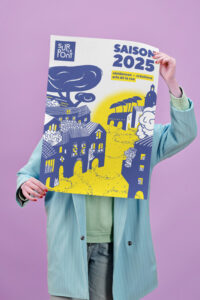 visuel de saison 2025 CNAREP sur le pont