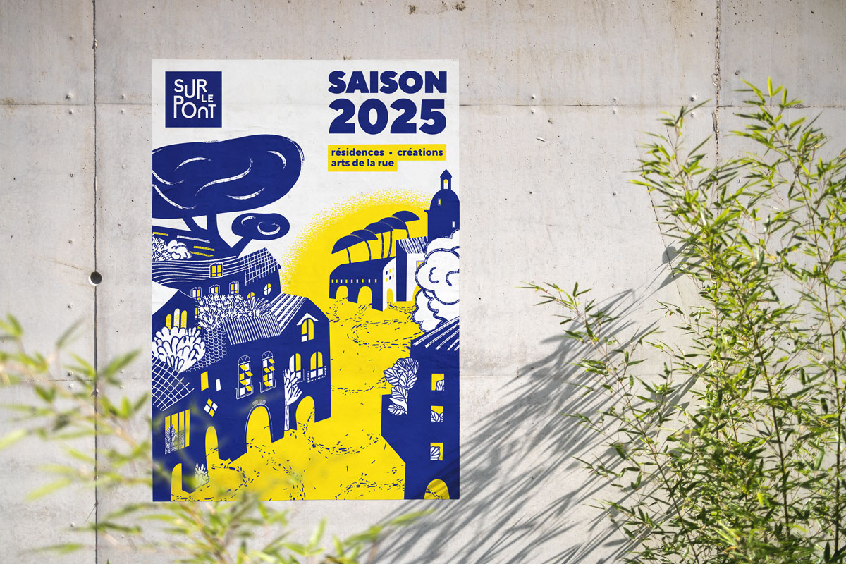 visuel de saison 2025 CNAREP sur le pont