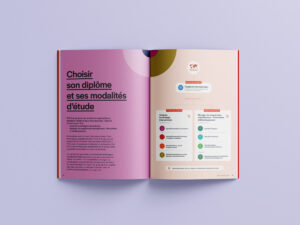 Brochure IRIS Sup 2025-2026 par Camille Garnier Graphiste freelance