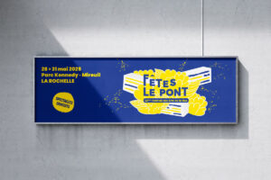 affiche de fêtes le pont 2025 par camille garnier graphiste freelance