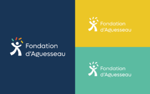 logo fondation d'Aguesseau par Camille garnier graphiste freelance