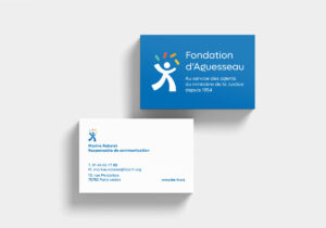 carte de visite fondation d'aguesseau par camille garnier