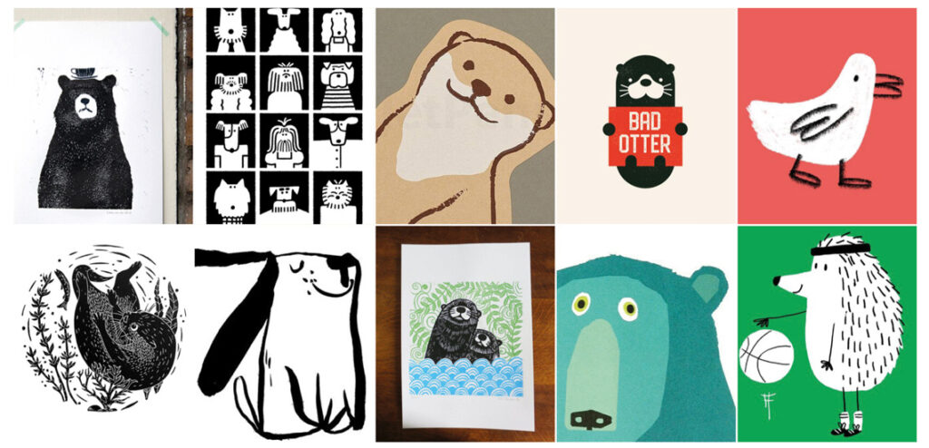 moodboard de Tofu du Poitou camille camille garnier graphiste freelance