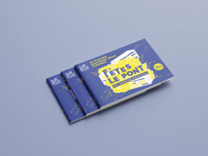 programme de fêtes le pont 2025 par camille garnier graphiste freelance