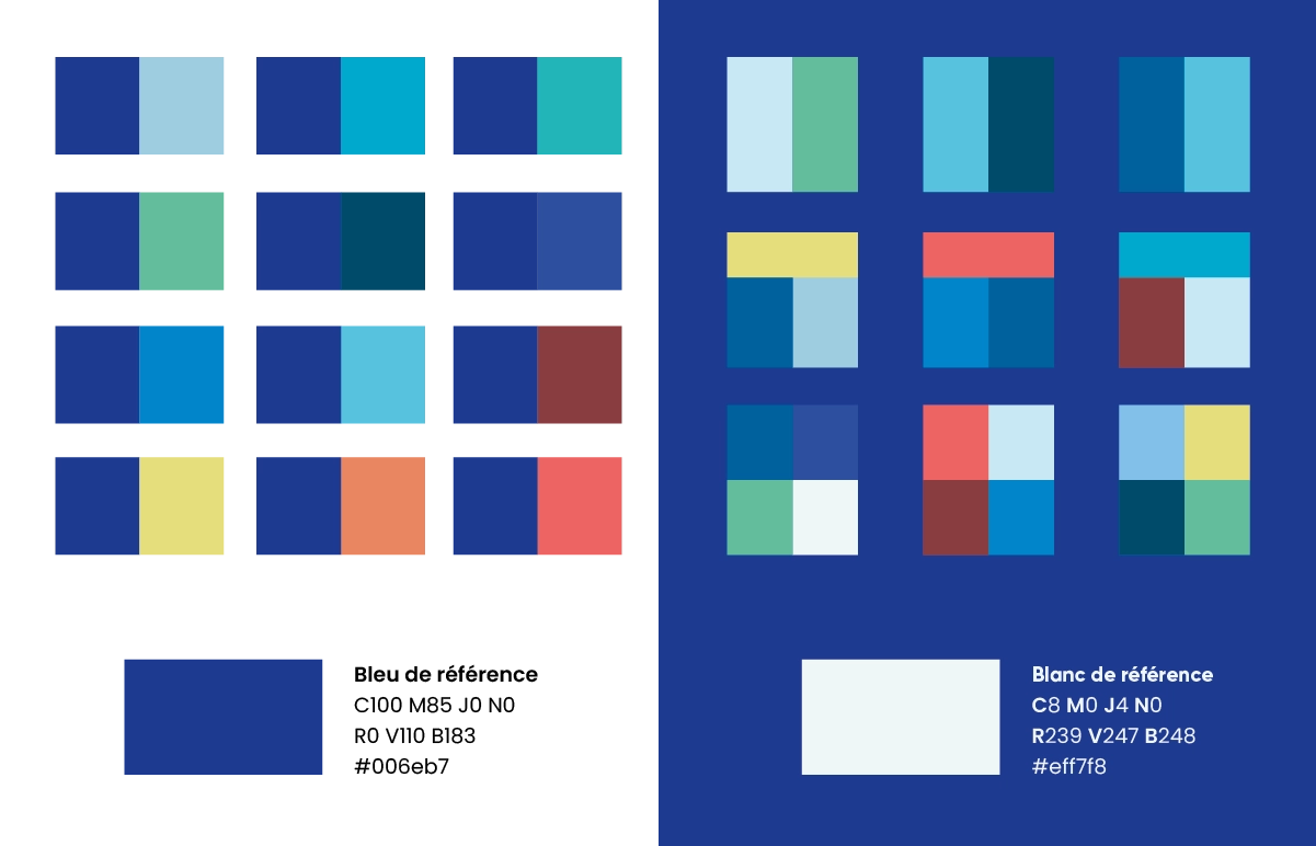 palette de couleurs des ateliers de l'eau par camille garnier