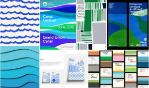 identité visuelle de à l'œuvre par camille garnier graphiste freelance