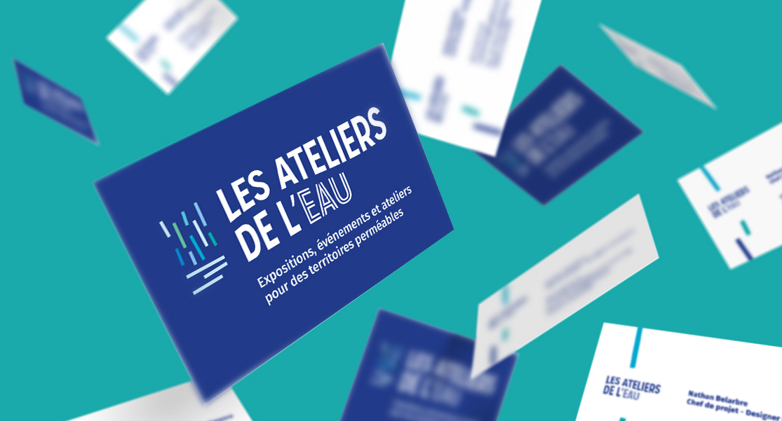 Identité visuelle des Ateliers de l’eau • La Rochelle