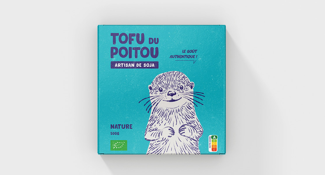 Identité visuelle & packaging pour Tofu du Poitou, artisan de soja