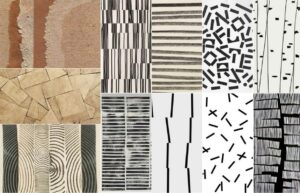 moodboard de à l'œuvre par camille garnier graphiste freelance