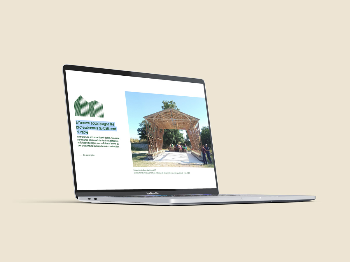 ux ui design pour a l oeuvre