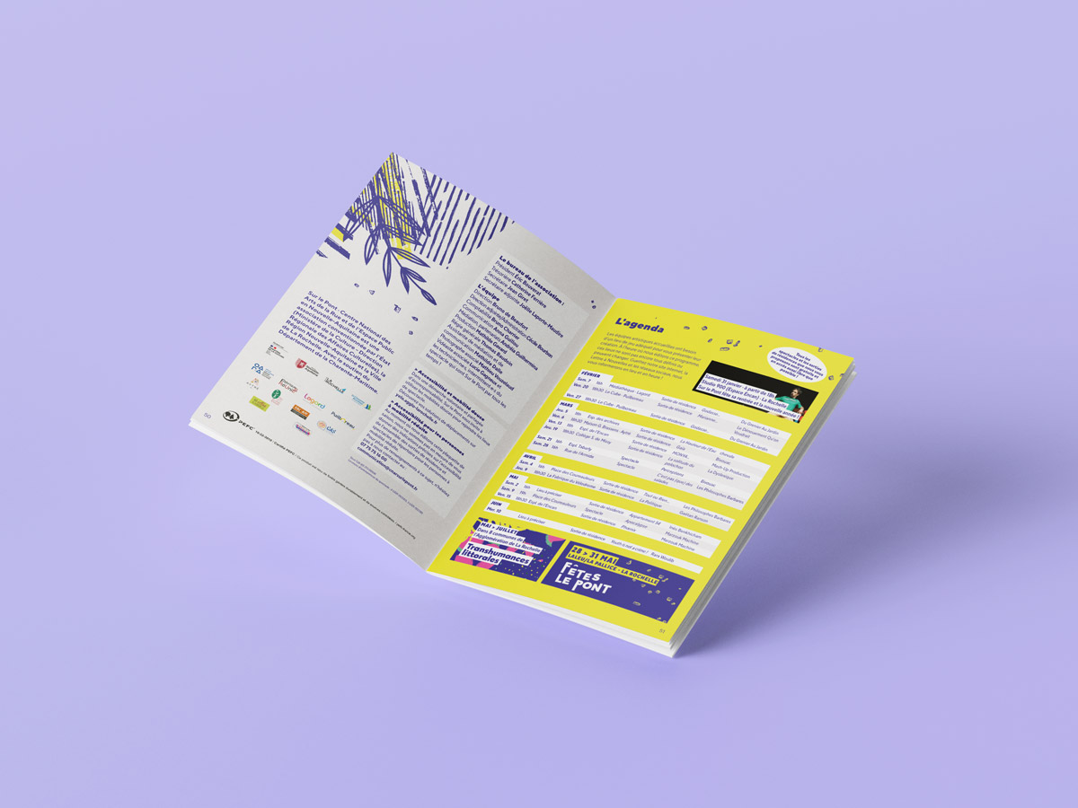 plaquette de saison 2026 de Sur le Pont CNAREP