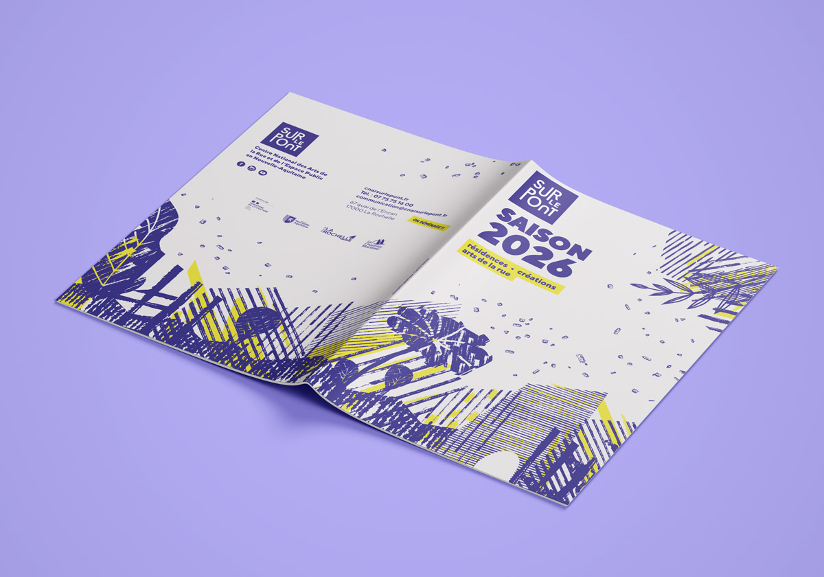 plaquette de saison 2026 de Sur le Pont CNAREP