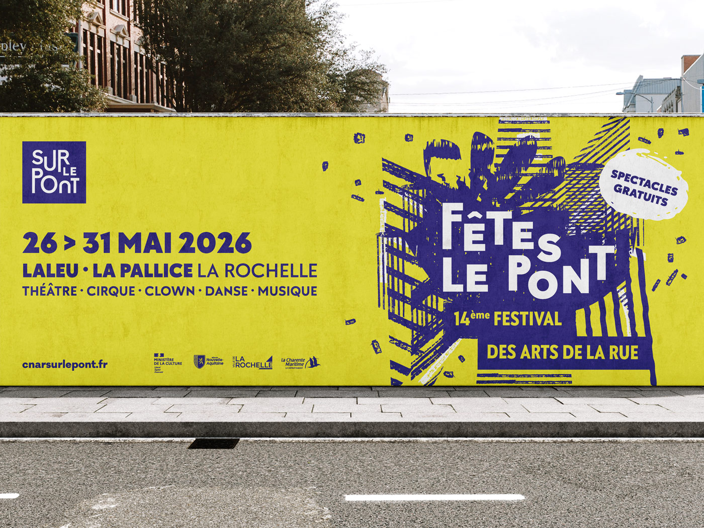 affiche fêtes le pont 2026 par camille garnier graphiste