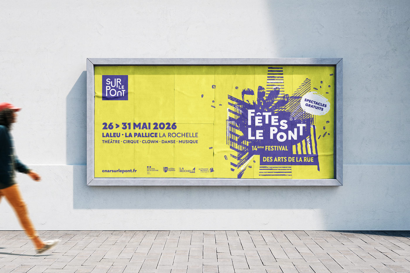 affiche fêtes le pont 2026 par camille garnier graphiste
