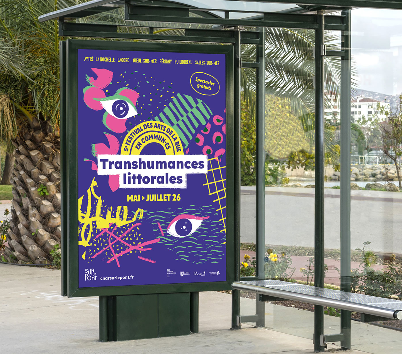 affiche transhumances littorales 2026 par camille garnier