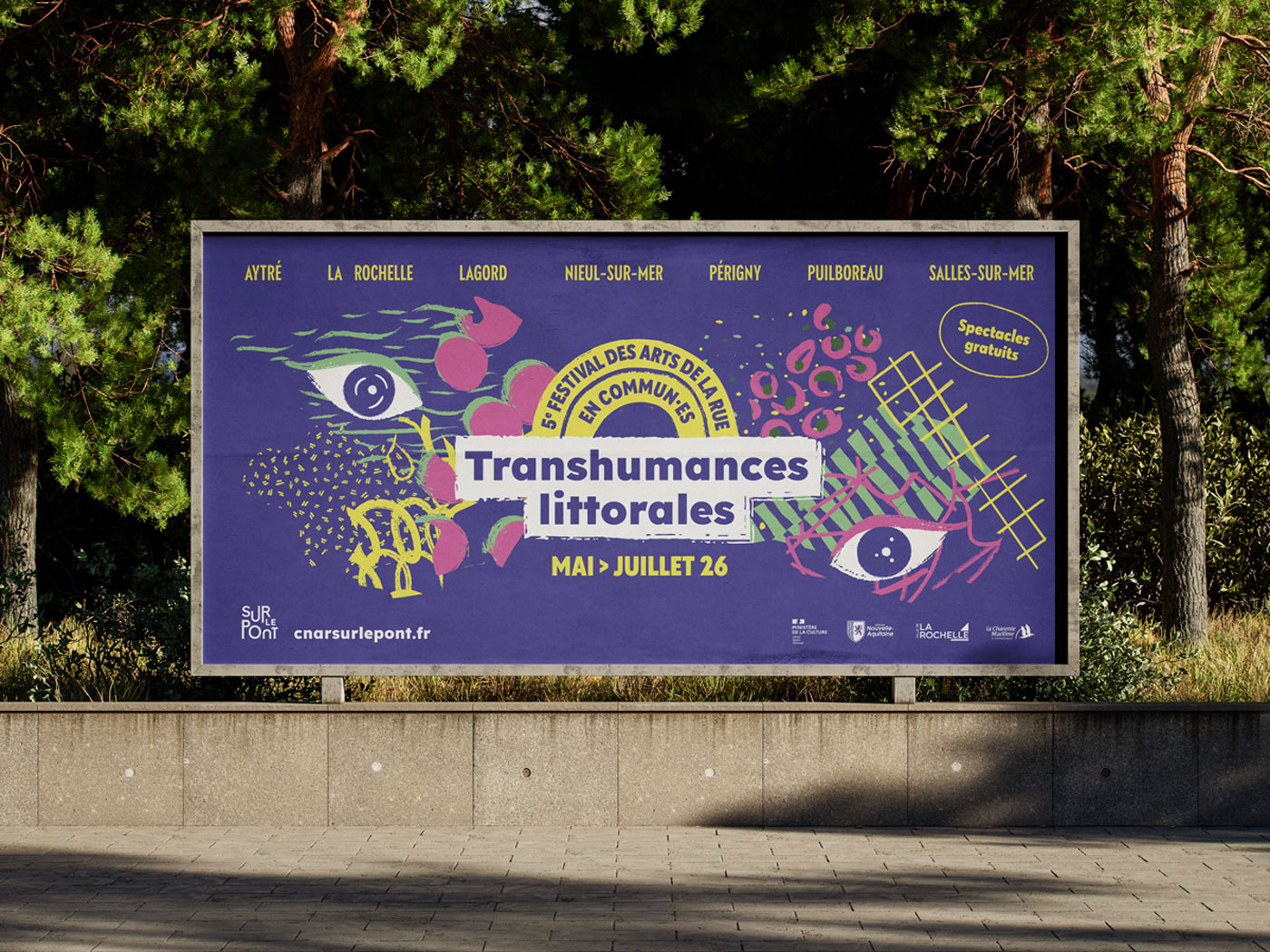 affiche transhumances littorales 2026 par camille garnier
