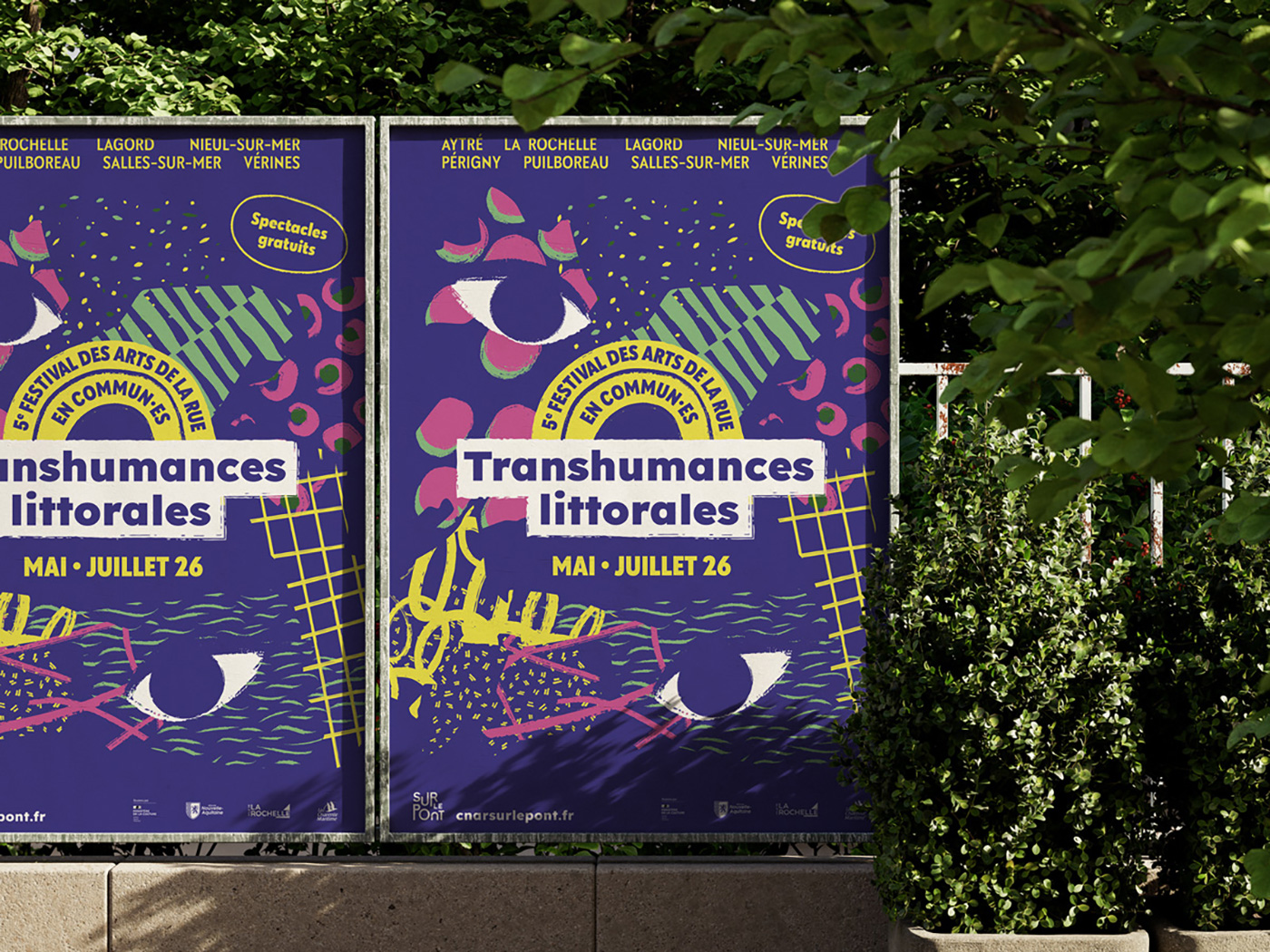 affiche transhumances littorales 2026 par camille garnier