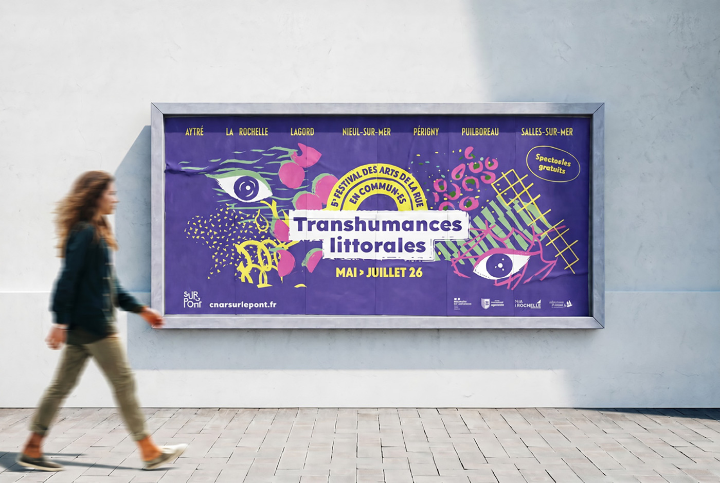 affiche transhumances littorales 2026 par camille garnier