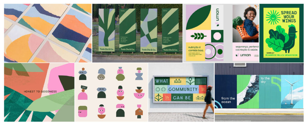 moodboard matahagri par camille garnier graphiste freelance